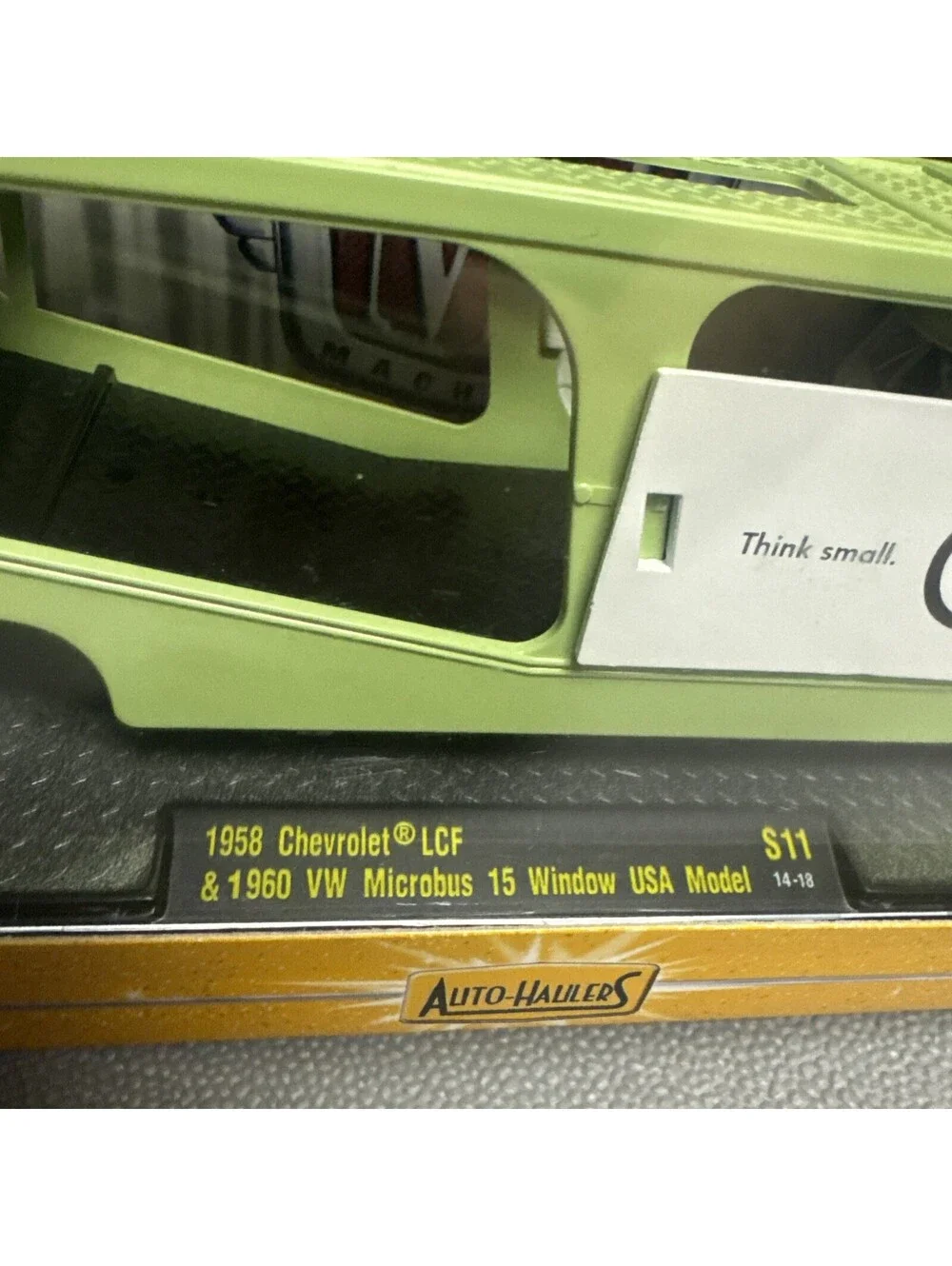 1:64 M2 Auto-Haulers 1958 Chevrolet LCF & 1960 VW Microbus 15 Window USA Model